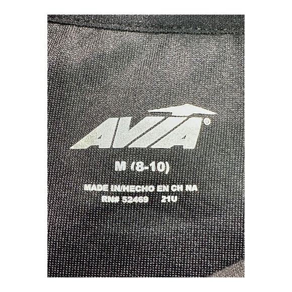 Avia Black Athletic Hoodie Sweatshirt Size Medium M - Picture 4 of 12